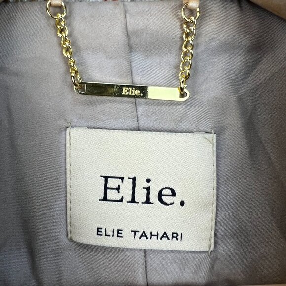 Elie Tahari Womens Tweed Jacket Blazer Autumn Glen Check Prince of Wales Size 6 - Picture 6 of 16